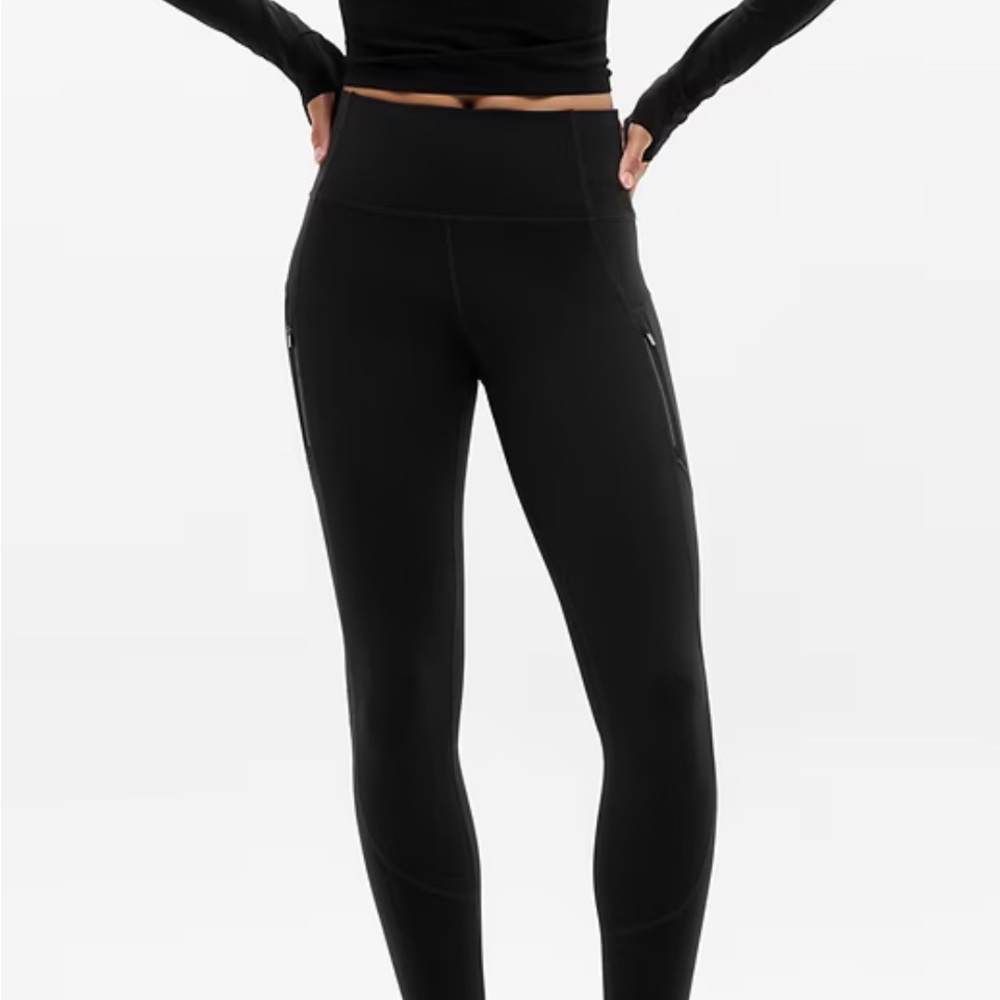 Athleta Rainer High rise leggings EUC medium